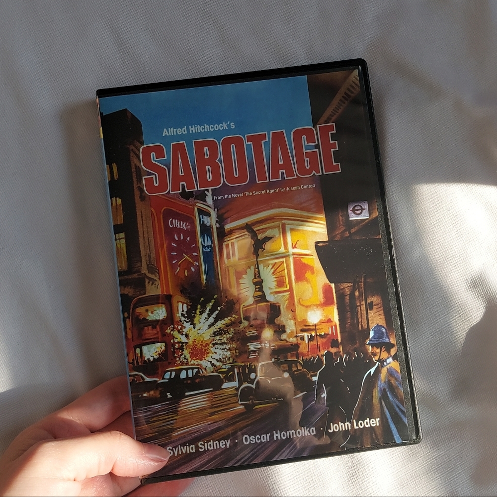 Like new Alfred Hitchcock SABOTAGE dvd